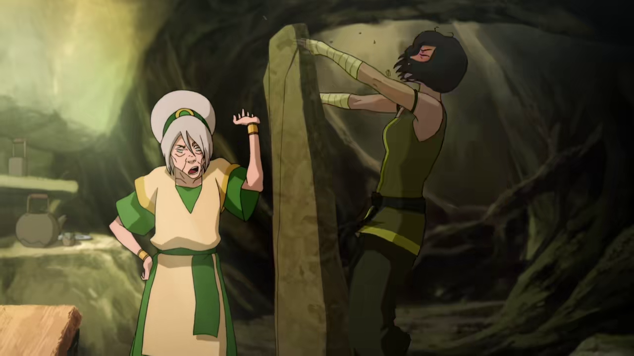 Toph and Korra 2.